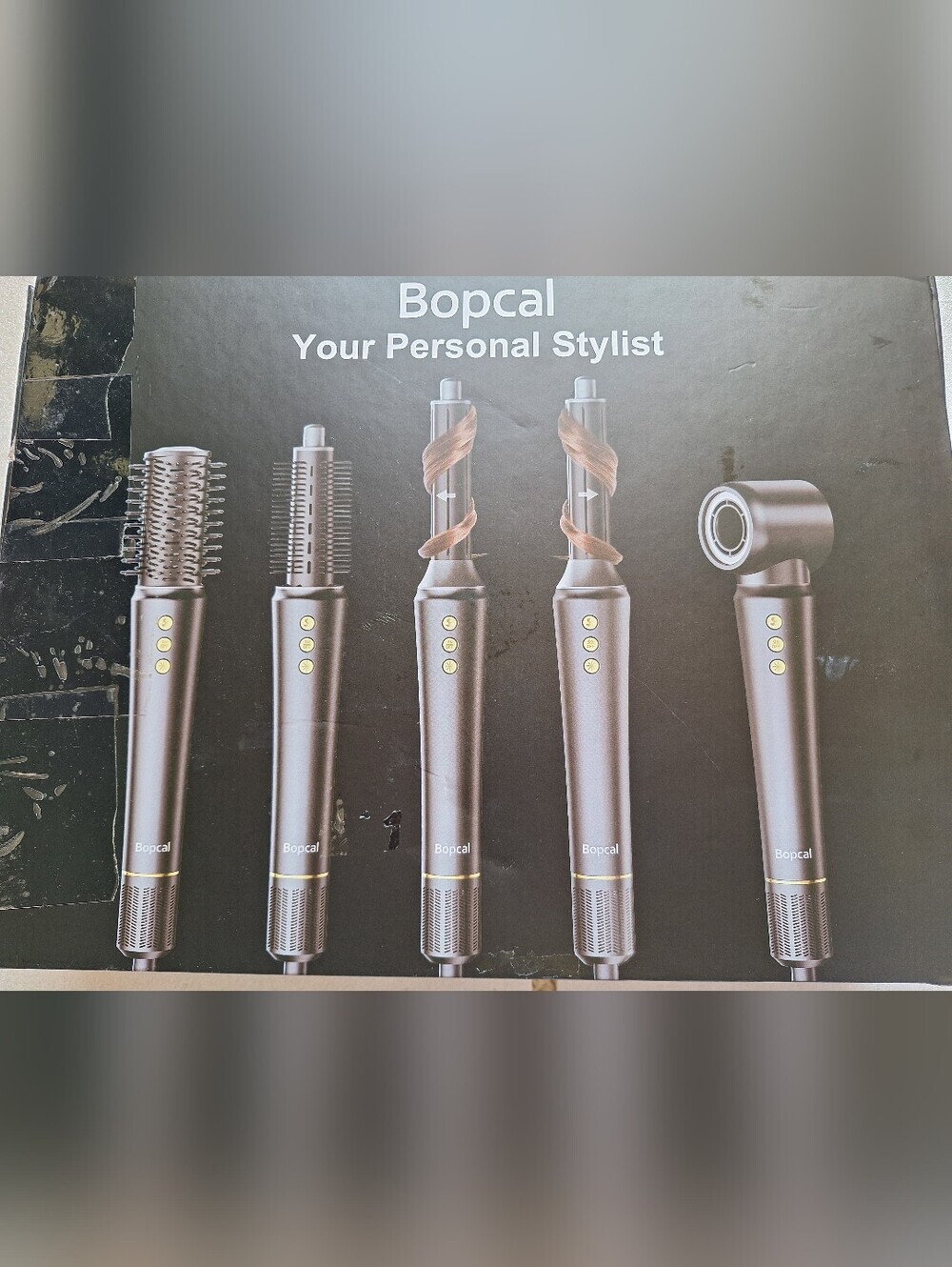 NEW Bopcal 5-in-1 High-Speed Hair Styler & Dryer Kit (Model ZCY892-B)